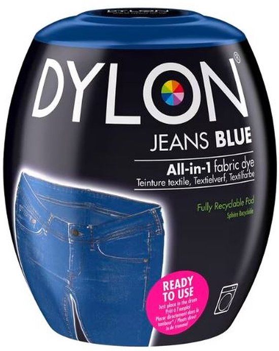 Dylon Textielverf All-In-1 Machine Blue Jeans - 3 x 350GR