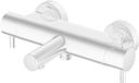 Hotbath Cobber B022 thermostatische badmengkraan met uitloop mat wit