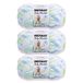 Bernat Babydeken grappige prints garen - 3 Pack van 100g/3.5oz - Polyester - 6 Super volumineus - 72 Yards - Breien/haken