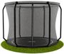 VirtuFit GroundLevel Trampoline - Ø305 cm - Ingraaftrampoline - Zwart