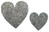 Petra's knutsel-News strooiartikel, Fliz, grijs gemêleerd, 18 x 12 x 3 cm, 90 stuks