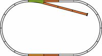 Piko Piko Rails Uitbreidingsset B H0 met railbed - 55311