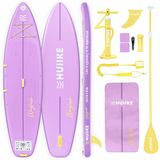 HUIIKE SUP Board Touring - Opblaasbaar Paddle Board met Accessoires, Peddel, Vinnen, Pomp - Stand Up Paddle Hoge Stabiliteit - 320 x 81 x 15 cm - Max. 130 kg