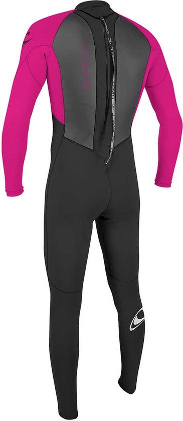 O'Neill Youth Reactor II 3/2mm Wetsuit - Black/Pink - Unisex - Size 06