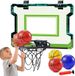 Shenzhen Haorui Industrial Technology Co., Ltd. Mini panier de basket-ball 988-621A avec manuel pour enfants, Plastique, Bleu, Jaune, Rose