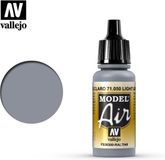 Vallejo Hobbyverf Acrylverf - 71050 Model Air Light Grey FS36300 RAL7001 - Acryl - 17ml Verf flesje - 17 ml