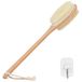 Alyvisun Houten Douche Rugborstel met Lange Steel
