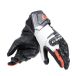 Dainese Carbon 4 Long Lady Handschoenen Zwart Wit Fluo Rood