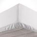 douceur d'intérieur Oscar wit Hoeslaken 160 x 200 cm Microvezel Effen