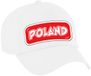 Bellatio Decorations Pet - Wit - Polyester - Unisex - Volwassenen