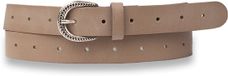 Petrol Industries Leren Riem Taupe