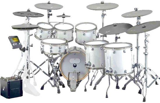 Efnote Pro 507 Complete 7-delig elektronisch drumstel Wit
