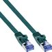 InLine® Patchkabel plat, U/FTP, Cat.6A, groen, 5m