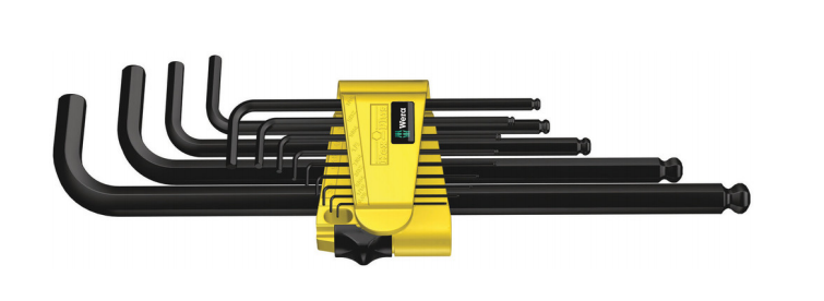 Wera 950/13 Hex-Plus Imperial 1 L-key set, imperial, BlackLaser