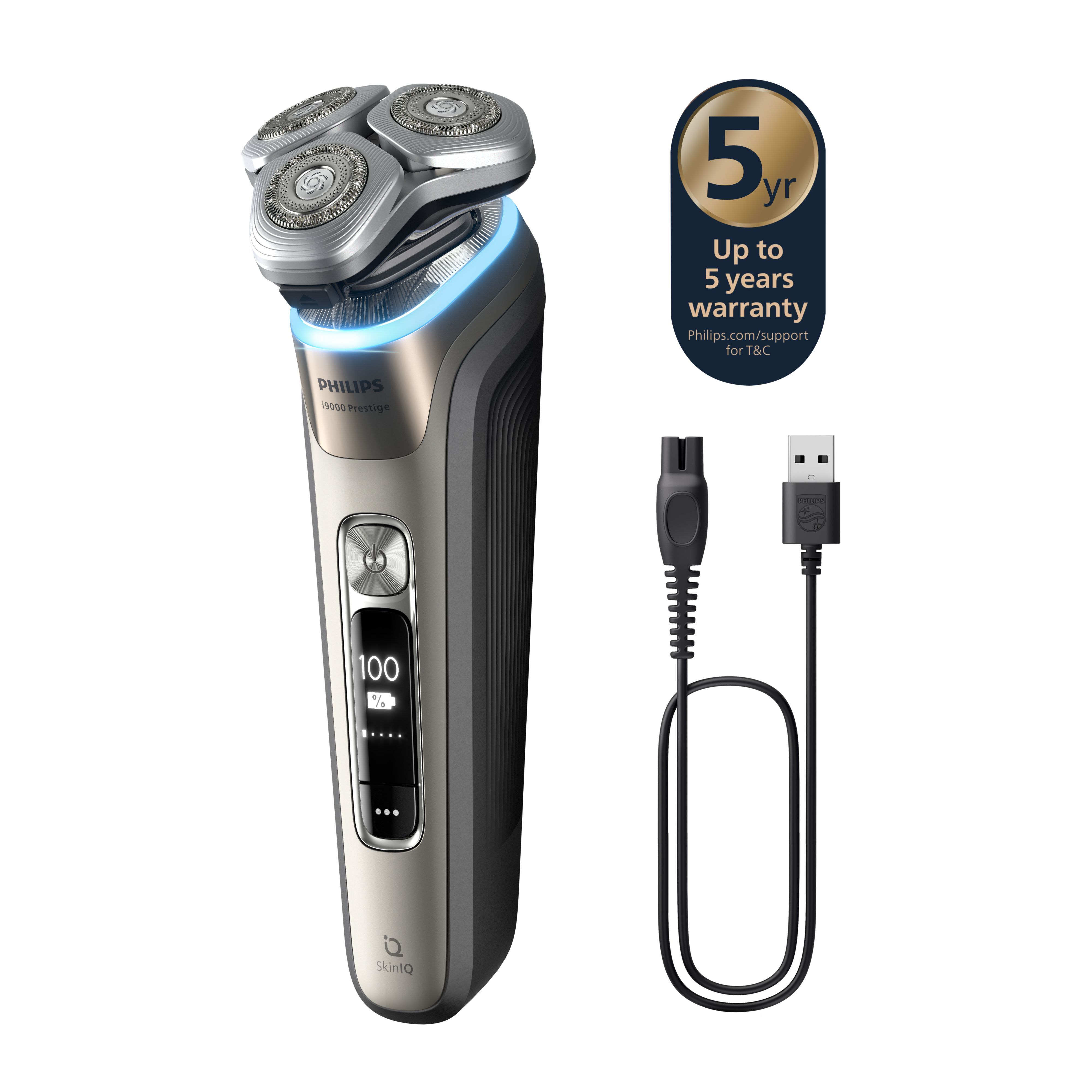Philips i9000 Prestige XP9208/30 - Elektrisch scheerapparaat - Wet&Dry - SkinIQ - Goud