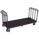 Variofit Duwwagen met verticale spijlen, 2-wandig - Draagvermogen 500 en 1200kg