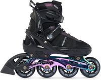 RAVEN Profession PLUS Verstelbare Skeelers 38-42 Zwart/Neo Chrome Speed Lacing