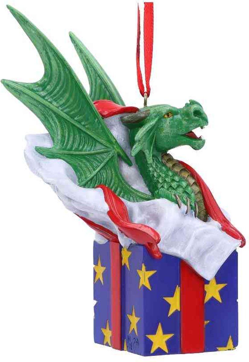 Nemesis Now Anne Stokes Verrassingsgeschenk Draak Opknoping Ornament 12,5 cm