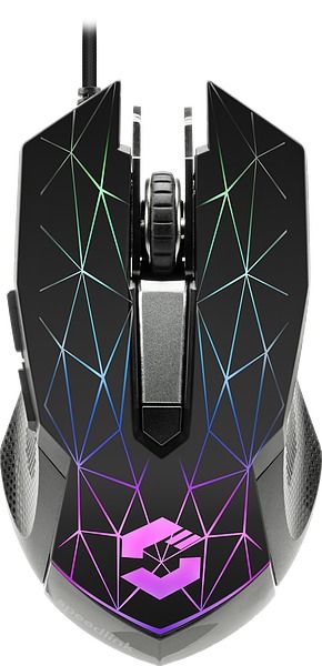 Speedlink RETICOS RGB Gaming Muis - Zwart - 10000 DPI - Rechtshandig