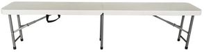 Gardiun Koln Opvouwbare Bank 180 x 28 x 43 cm Wit
