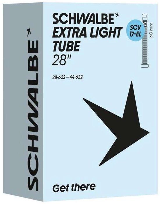 Schwalbe SCV17-EL 28 inch 28/44-622 clik valve 60mm