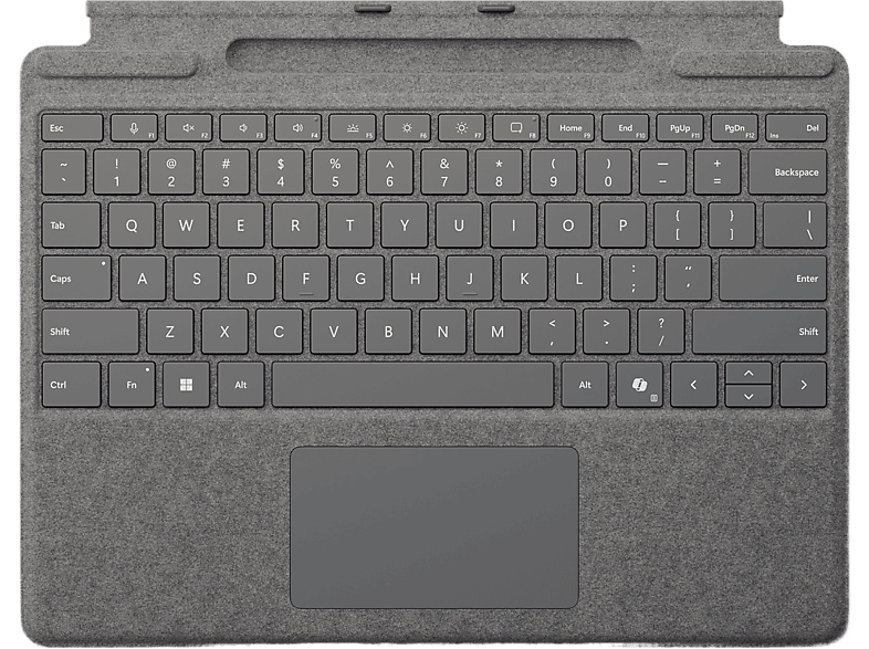 Microsoft Surface Pro Signature Cover with Keyboard Azerty Platinum (8XA-00243)