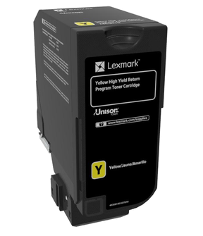 Lexmark 74C2HY0 - Gele Toner Cartridge - Geschikt voor CS725de, CS725dte