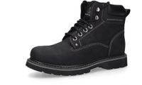 Dockers by Gerli Heren Leren Veterschoenen 23DA004-400100 Laarzen Zwart