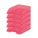 Leitz Brievenbak standaard A4, 5-pack, postbak van premium kwaliteit, stapelbare opbergvakken als bureau-organizer, combineerbaar met Plus-serie, rood Frost, 52270026