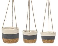 Decoris Natuurlijke Cornleaf Planter-27cm Diameter, 20cm Hoogte, One Size