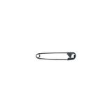 Rayher 2117021 veiligheidsspelden, 28 mm, 0,80 mm ø, blik 50g - 135 stuks, platina
