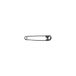Rayher 2117021 veiligheidsspelden, 28 mm, 0,80 mm ø, blik 50g - 135 stuks, platina