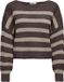 Only Trui Onlaya L/s Boatneck Noos Knt 15259682 Seal Brown/fung Mela Dames Maat - XS