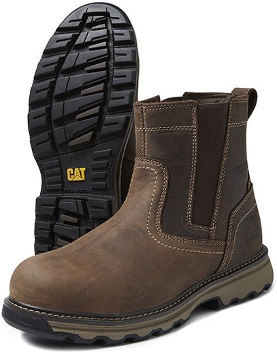 Caterpillar Pelton P720781 Bruin Hoge Veiligheidsschoenen S1P Heren 42