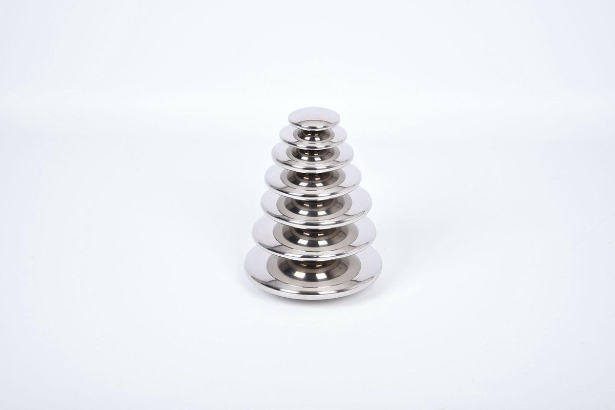 TickIT Sensory Reflective Buttons Silver - Aluminium - Silver - 5060138829282