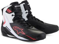 Alpinestars Faster-4 Zwart Wit Rood Motorschoenen - Laars