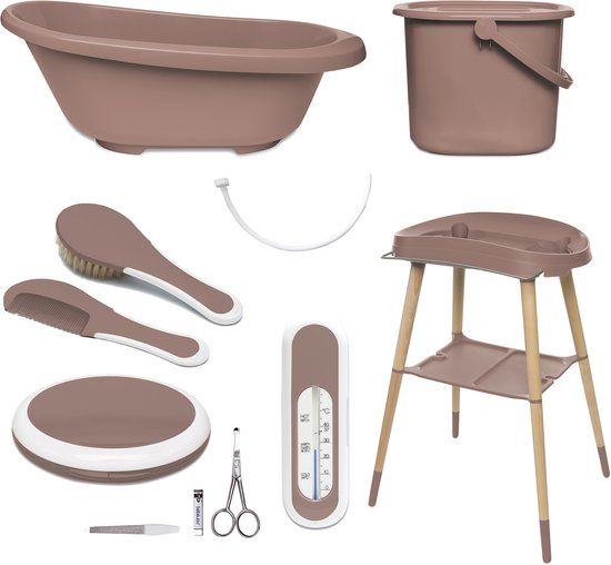 bébé-jou Badset 7-delig Sense Mocha Mousse