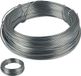 Relaxdays Tuindraad set van 2 - 1 mm Ø - 50 m lang - Roestvrij - Verzinkt staal - Zilver
