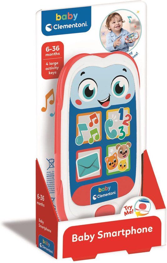 Clementoni Baby Smartphone met Dierengeluiden