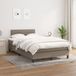 Maison Exclusive - Sommier à lattes de lit avec matelas taupe 120x200 cm tissu
