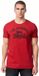 Lonsdale Original T-shirt coupe droite chiné rouge/noir XL