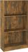 vidaXL Boekenkast 60x24x109 cm bewerkt hout gerookt eikenkleurig