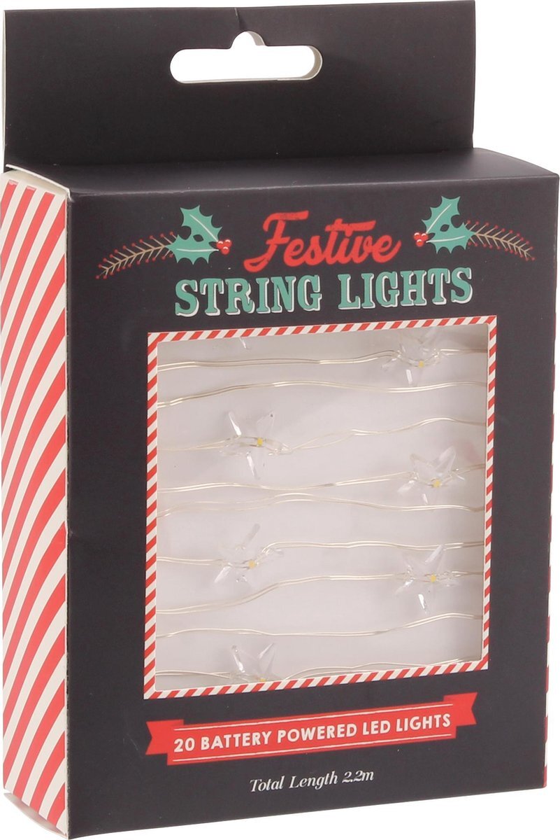 CGB Giftware CGB FESTIVE STRING LIGHTS - STAR