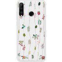 P30 Lite Flower Rise Beschermende siliconen case
