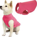 Gooby Stretch Fleece Vest Hondenjas - Roze - Medium