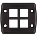 Weidmüller CABTITE FR 4-1 BK SET Omlijsting Polyamide (glasvezelversterkt) Noir profond (Ø x h) 5.5 mm x 70 mm 1 stuk(s) Piece