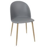 Cmp-Paris Stoel ESCANDINAVA Bergen Grijs, 49,2 x 47 x 81,3 cm