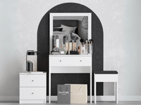 NIPALOU Coiffeuse blanc