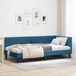 Maison Exclusive - Cadre de lit d'angle bleu 90 x 190 cm velours