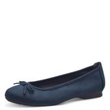 Jana damesballerina 8-22164-41-805 damesschoenen blauw